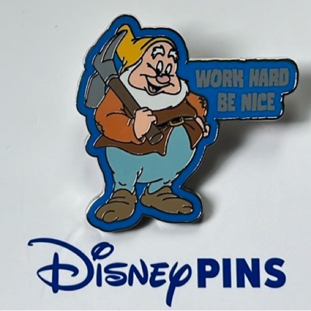 Disney Parks Snow White and the Seven Dwarves Happy Pin
